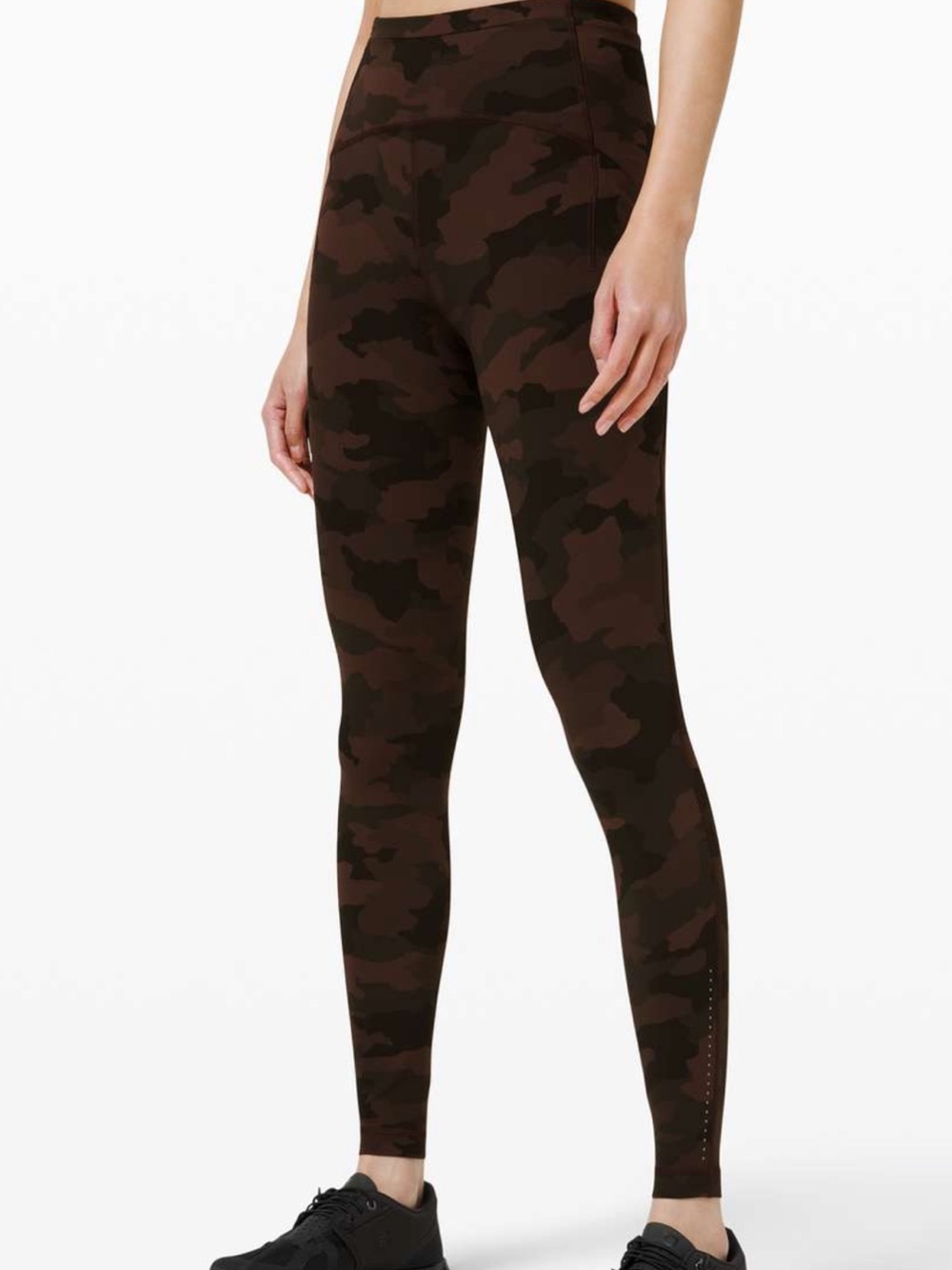 Lululemon Swift Speed High Rise Legging 28 inch Inseam in Brown Camo Color